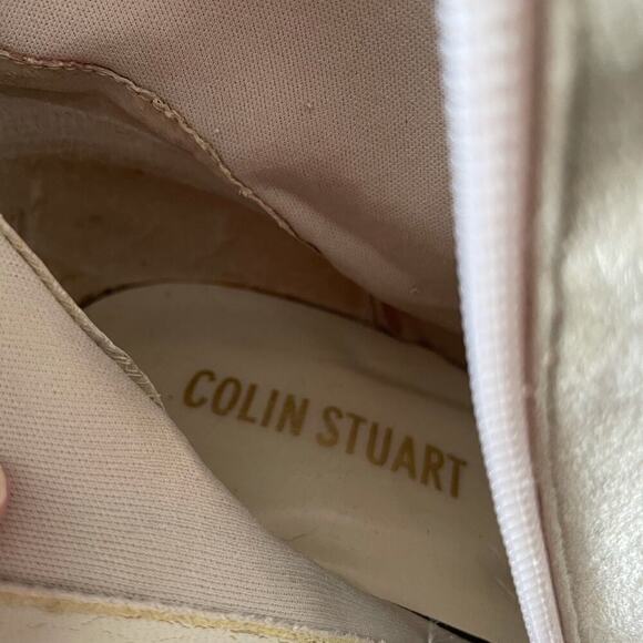 🆕Colin Stuart leopard faux fur suede booties cream size 9 NWOT - Picture 5 of 14